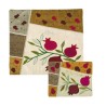 Yair Emanuel Silk Applique Matzah and Af... | Matzah & Afikoman Covers