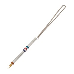 Yair Emanuel Anodized Aluminum Silver Torah Pointe... | Torah Pointers