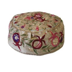 Yair Emanuel Embroidered Bucharian Hat K... | Kippot & Hats by Emanuel