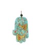 Yair Emanuel Hand Painted Wood Wall Hamsa Color... | Hamsas by Emanuel