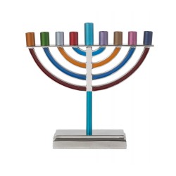 Lampe contemporaine classique en aluminium Yair Emanuel... | Hanoukka Menorah