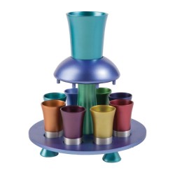 Yair Emanuel Aluminum Kiddush Fountain wi... | Kiddush Cups by Emanuel