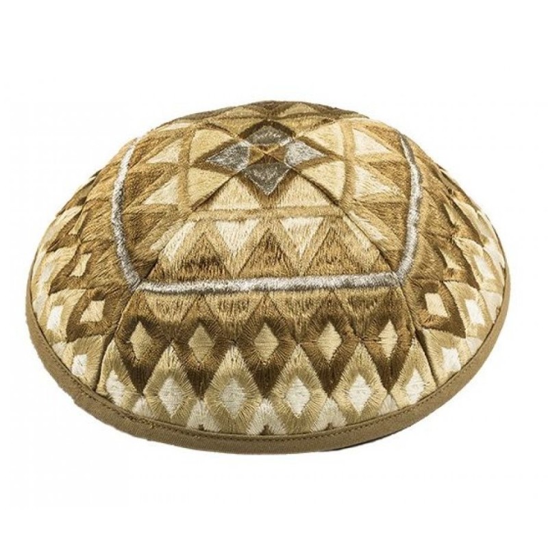 Yair Emanuel Embroidered Silk Cotton Tall... | Jewish Gift from Israel