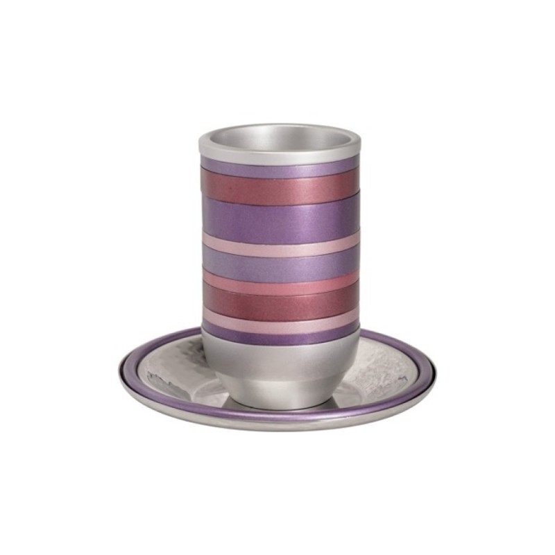 Yair Emanuel Kiddush Cup Set Metal with V... | Kiddush Cups by Emanuel