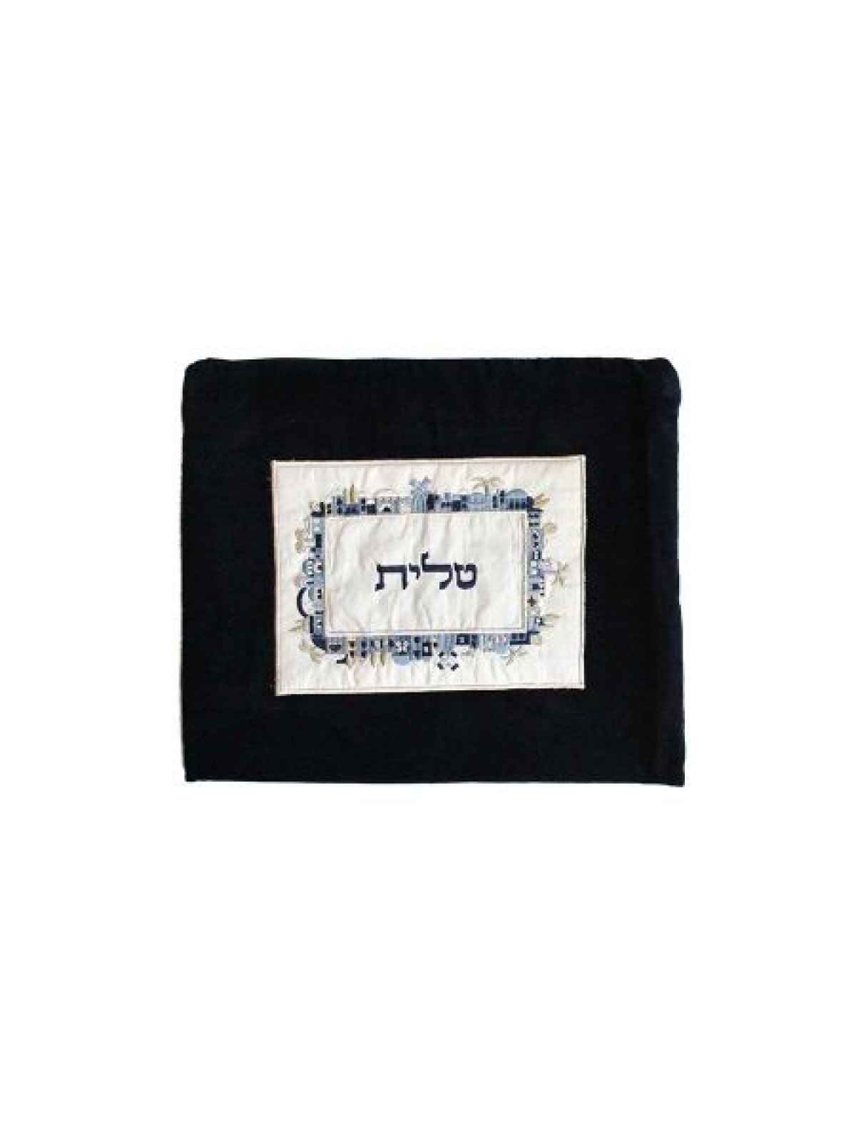 Talit Tefillin en velours foncé Yair Emanuel... | Sacs Talit et Téfilines