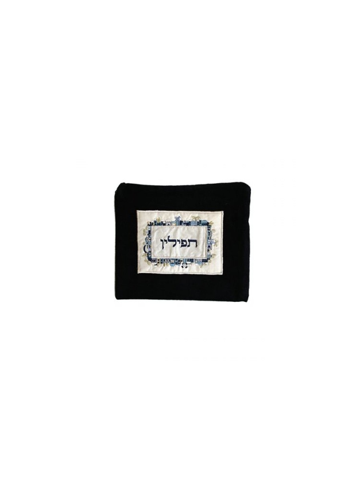 Talit Tefillin en velours foncé Yair Emanuel... | Sacs Talit et Téfilines
