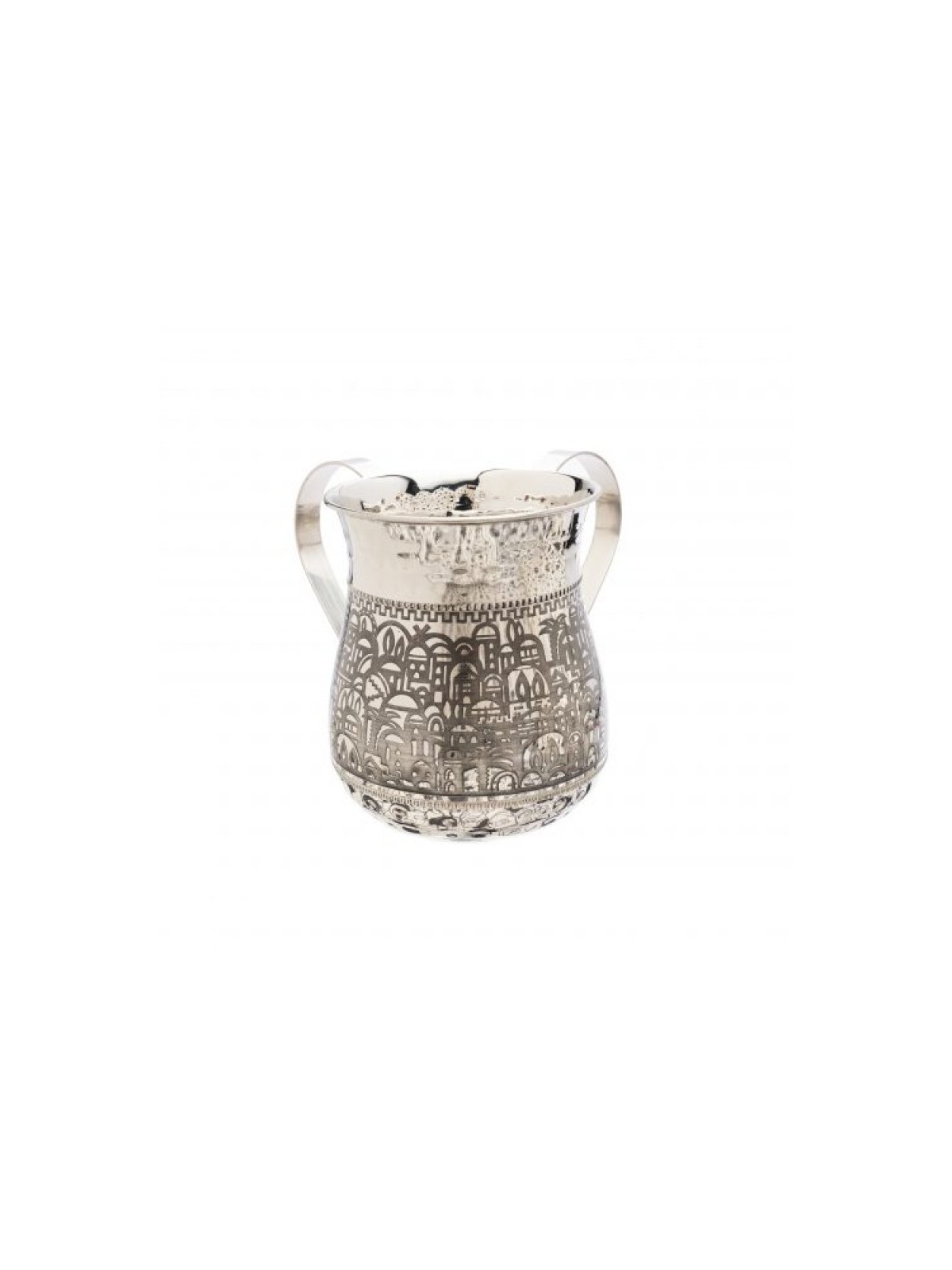 Yair Emanuel Hammered Stainless Steel Netilat Yadayim W... | Wash Cups