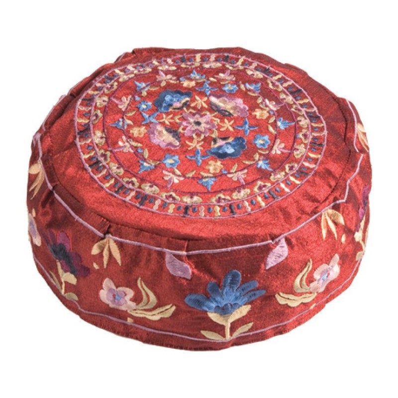Yair Emanuel Embroidered Bucharian Hat K... | Kippot & Hats by Emanuel