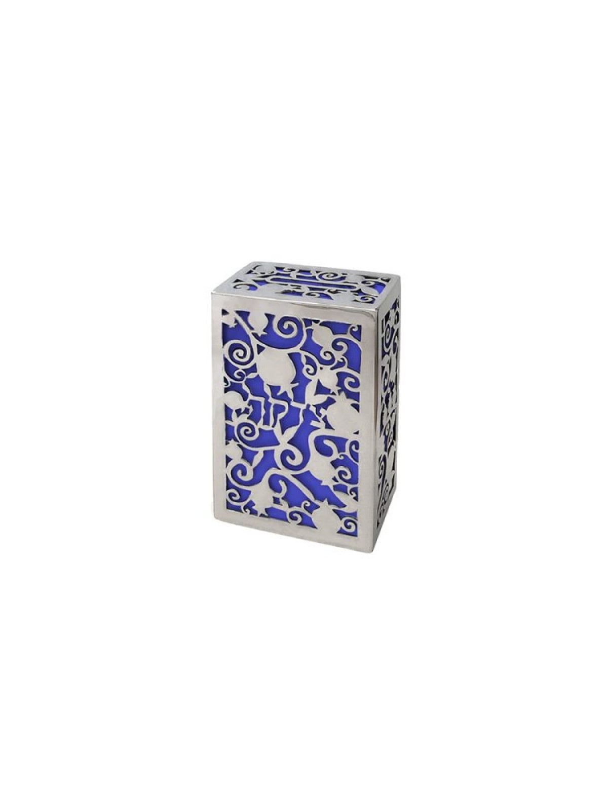 Yair Emanuel Charity Box Cutout Pomegranates and W... | Tzedakah boxes