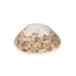 Yair Emanuel Kippah Embroidered Jerusale... | Kippot & Hats by Emanuel