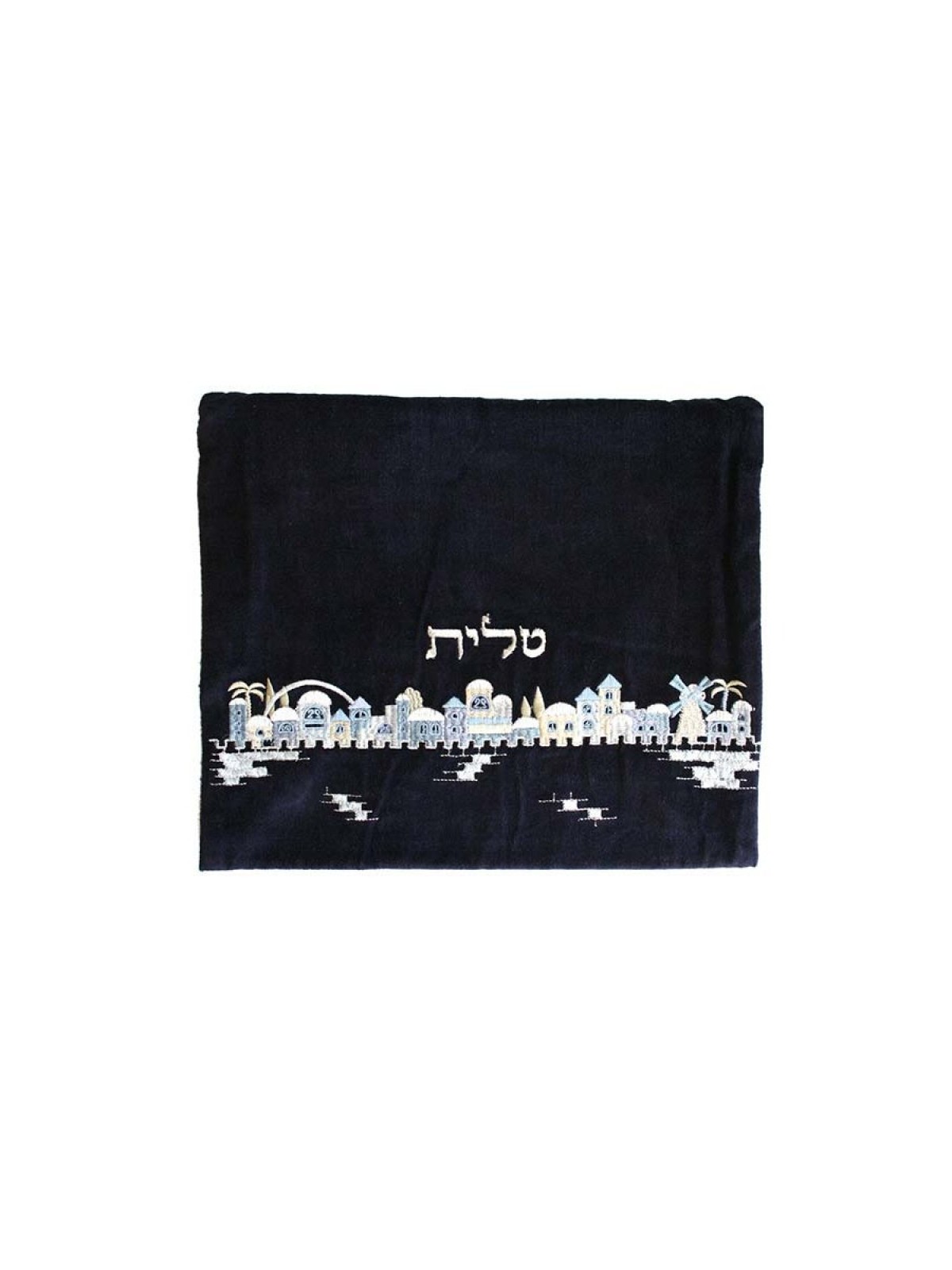Yair Emanuel Dark Blue Velvet Tallit and Te... | Talit & Tefillin Bags