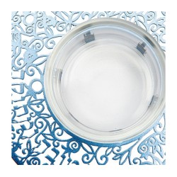 Yair Emanuel Raised Honey Dish with Cutou... | Jewish Gift from Israel