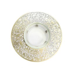 Yair Emanuel Raised Honey Dish with Cutou... | Jewish Gift from Israel