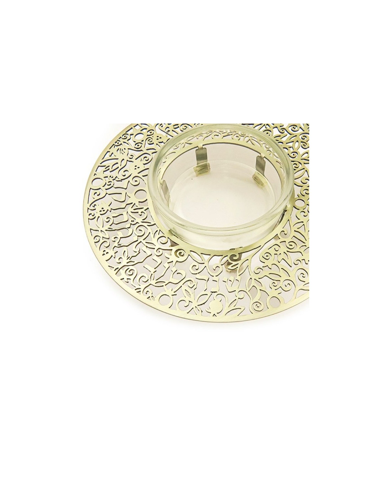 Yair Emanuel Raised Honey Dish with Cutou... | Jewish Gift from Israel