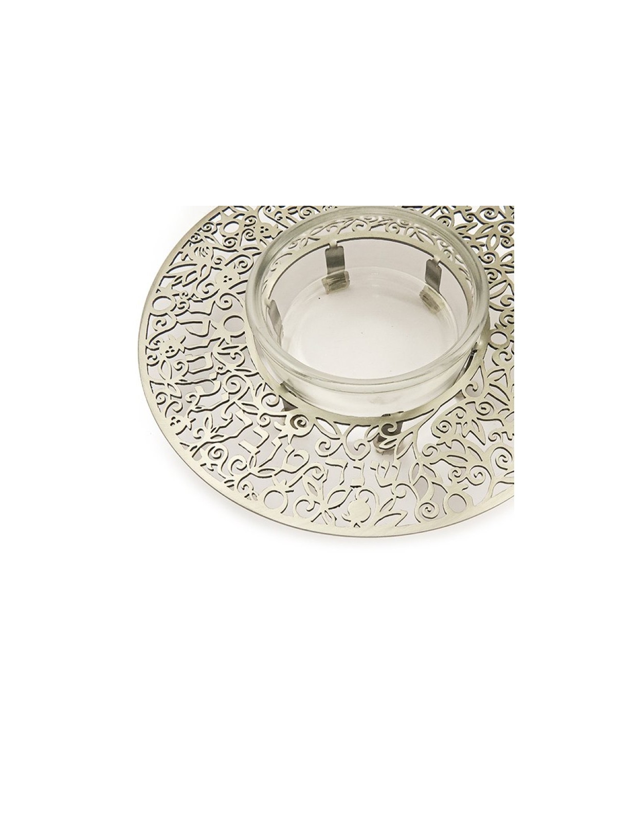 Yair Emanuel Raised Honey Dish with Cutou... | Jewish Gift from Israel