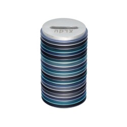 Yair Emanuel Round Charity Tzedakah Box Stacked Di... | Tzedakah boxes