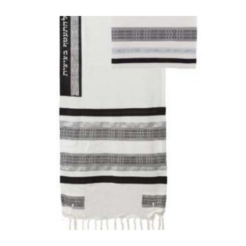 Yair Emanuel 3 Piece Cotton Tallit Set wi... | Jewish Gift from Israel