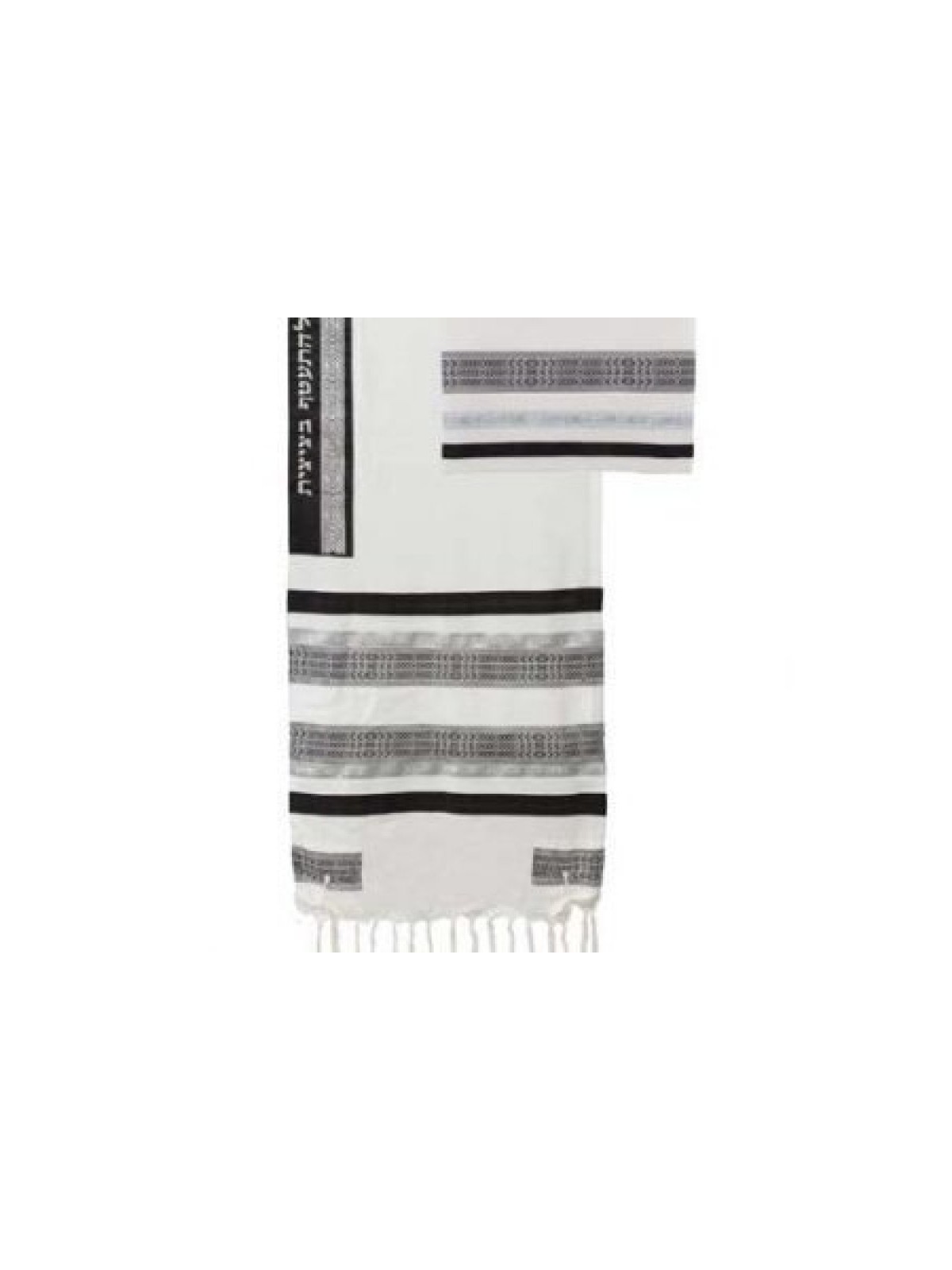 Yair Emanuel 3 Piece Cotton Tallit Set wi... | Jewish Gift from Israel