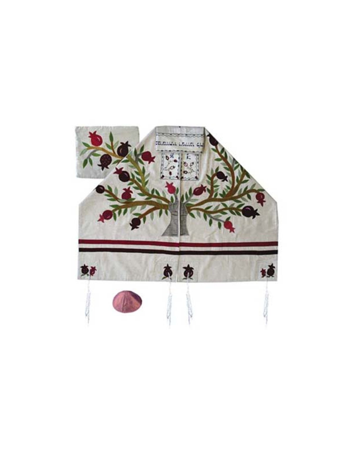 Yair Emanuel Embroidered Raw Silk Tallit ... | Jewish Gift from Israel