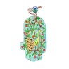 Yair Emanuel Small Hand Painted Wood Wall Hamsa... | Hamsas by Emanuel