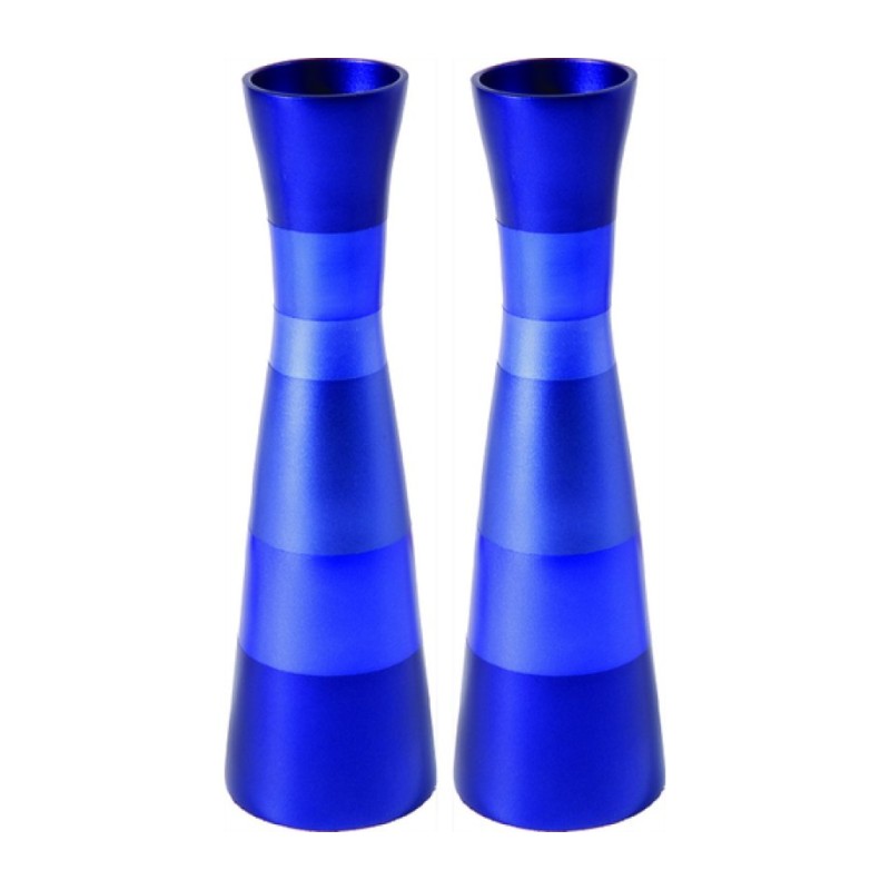 Yair Emanuel Anodized Aluminum Slender Shabbat Candl... | Candlesticks