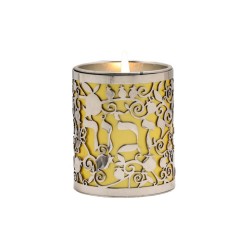 Yair Emanuel Yahrzeit Memorial Candle Holder Yiz... | Yahrzeit Candles