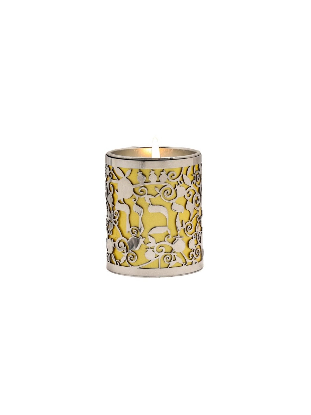 Yair Emanuel Yahrzeit Memorial Candle Holder Yiz... | Yahrzeit Candles