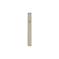 Yair Emanuel Matte Metal Mezuzah Case with Sh... | Mezuzahs by Emanuel