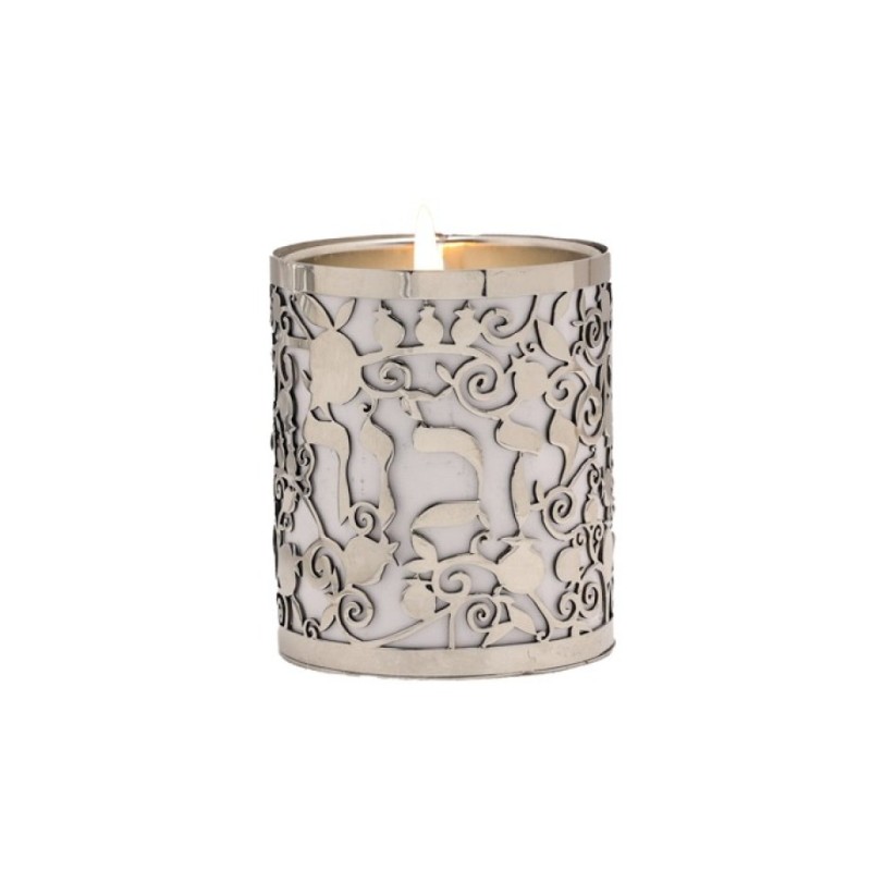 Yair Emanuel Yahrzeit Memorial Candle Holder Yiz... | Yahrzeit Candles