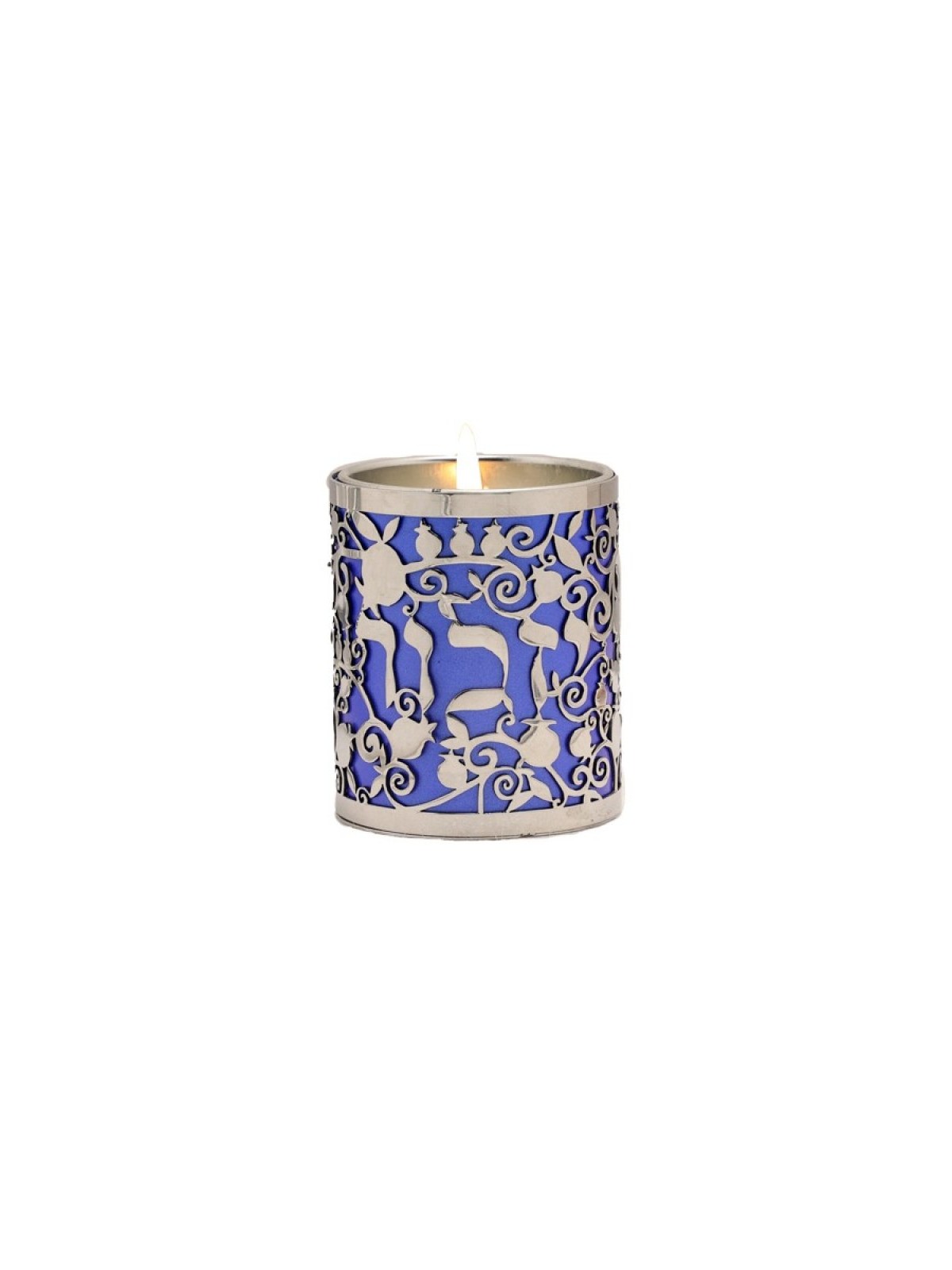 Yair Emanuel Yahrzeit Memorial Candle Holder Yiz... | Yahrzeit Candles