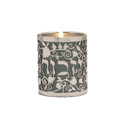 Yair Emanuel Yahrzeit Memorial Candle Holder Yiz... | Yahrzeit Candles