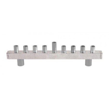 Yair Emanuel Hammered Aluminum Hanukkah Menorah ... | Hanukkah Menorah