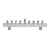 Yair Emanuel Hammered Aluminum Hanukkah Menorah ... | Hanukkah Menorah