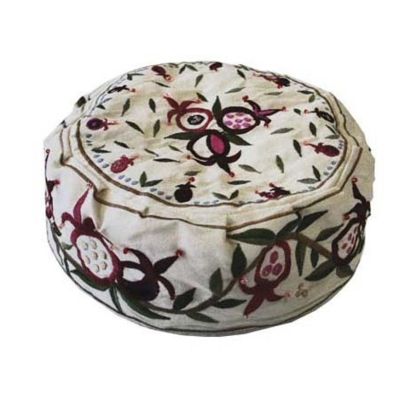 Yair Emanuel Embroidered Bucharian Hat K... | Kippot & Hats by Emanuel