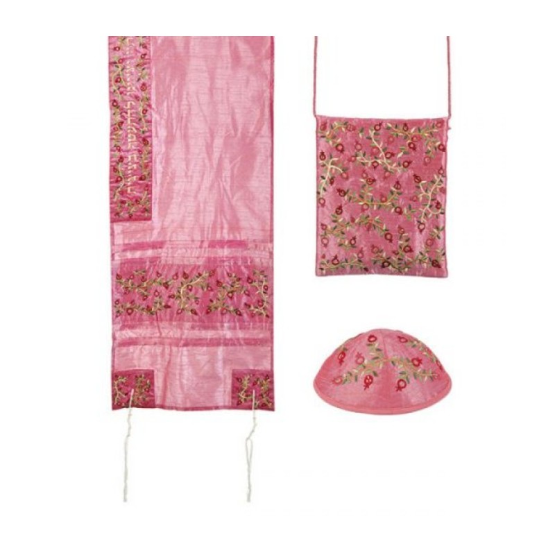 Yair Emanuel Pink Polysilk TalliSack Tall... | Jewish Gift from Israel
