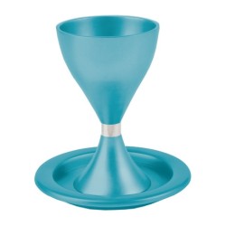 Yair Emanuel Contemporary Style Aluminum Kiddush Cup... | Kiddush Cups