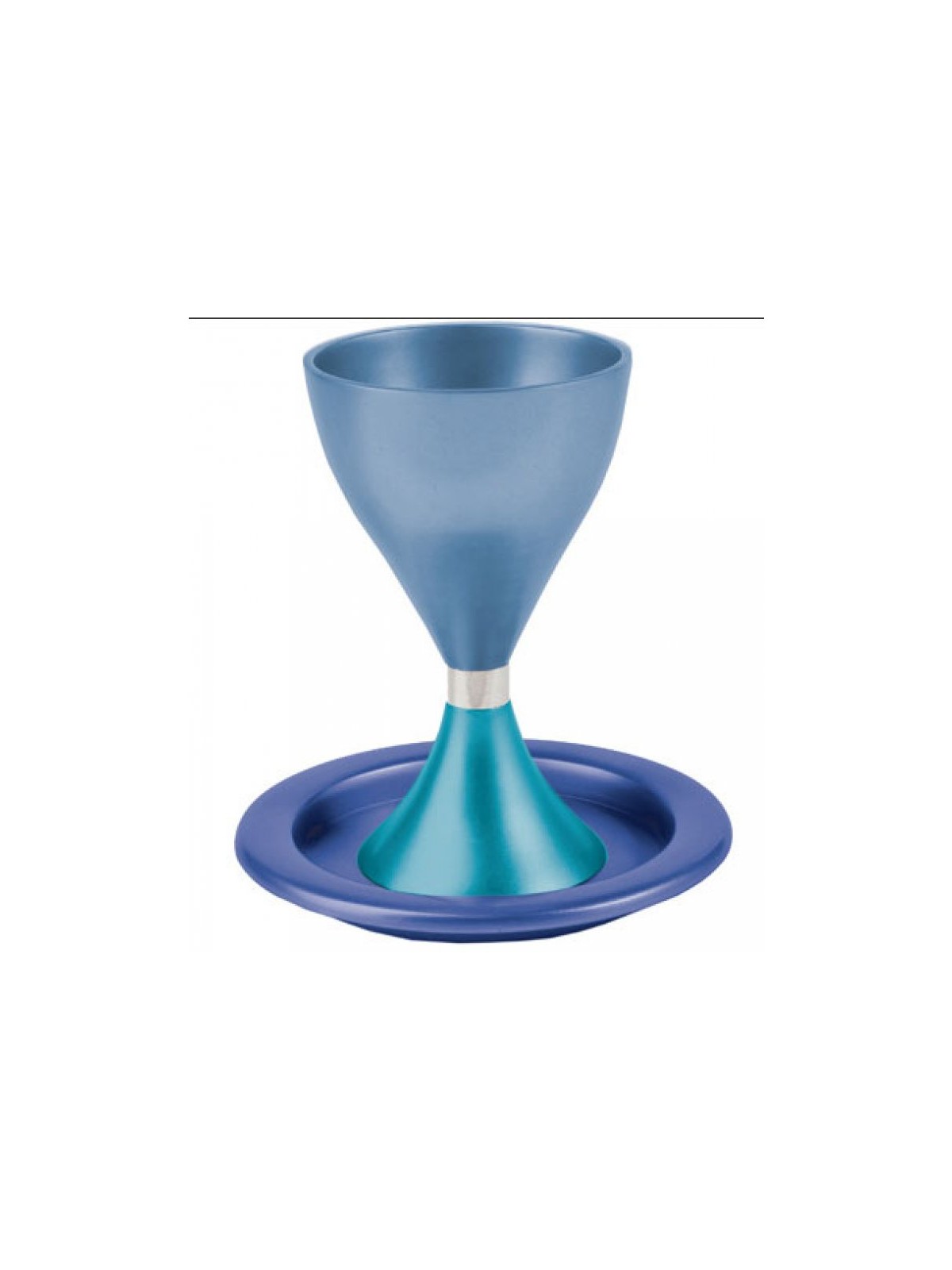 Yair Emanuel Contemporary Style Aluminum Kiddush Cup... | Kiddush Cups