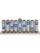 Menorah de Hanoukka en nickel martelé Yair Emanuel... | Hanoukka Menorah