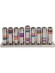 Menorah de Hanoukka en nickel martelé Yair Emanuel... | Hanoukka Menorah