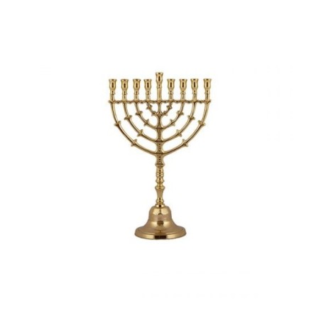 Yair Emanuel Bronze Color Classic Chanukah Menor... | Hanukkah Menorah