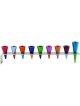 Yair Emanuel Anodized Aluminum Cones Hanukkah Me... | Hanukkah Menorah