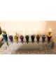 Yair Emanuel Anodized Aluminum Cones Hanukkah Me... | Hanukkah Menorah
