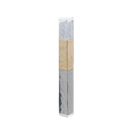 Yair Emanuel Hammered Aluminum Mezuzah Case C... | Mezuzahs by Emanuel