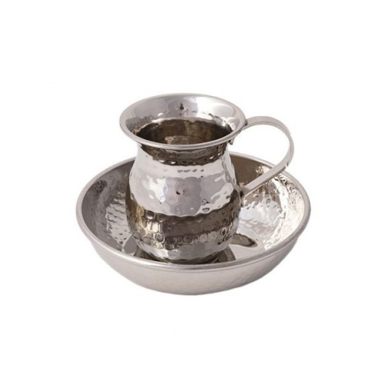 Yair Emanuel Mayim Achronim Set Two Piece Hammered... | Mayim Achronim