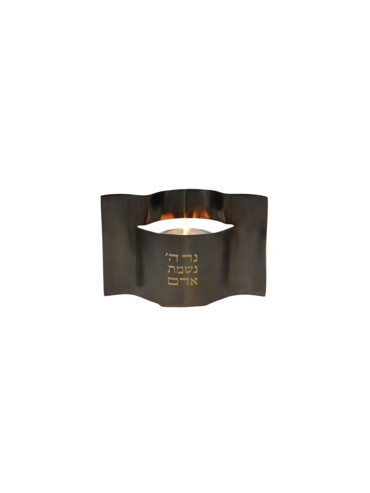 Yair Emanuel Yahrzeit Memorial Candle Holder Ham... | Yahrzeit Candles