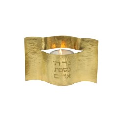 Yair Emanuel Yahrzeit Memorial Candle Holder Ham... | Yahrzeit Candles