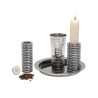 Yair Emanuel Contemporary 4 Piece Havdalah Set Stac... | Havdalah Sets
