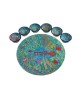 Yair Emanuel Hand Painted Seder Plate with Six Bowls... | Seder Plates