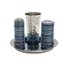Yair Emanuel Contemporary 4 Piece Havdalah Set Stac... | Havdalah Sets