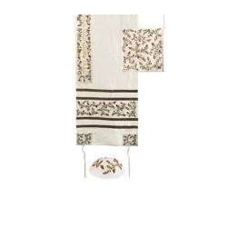Yair Emanuel Embroidered Striped Tallisac... | Jewish Gift from Israel